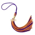 thumbnail image 1 of Tassel Depot Purple/Orange Graduation Tassel 2026 - Every School Color Available - Made in USA, 1 of 4