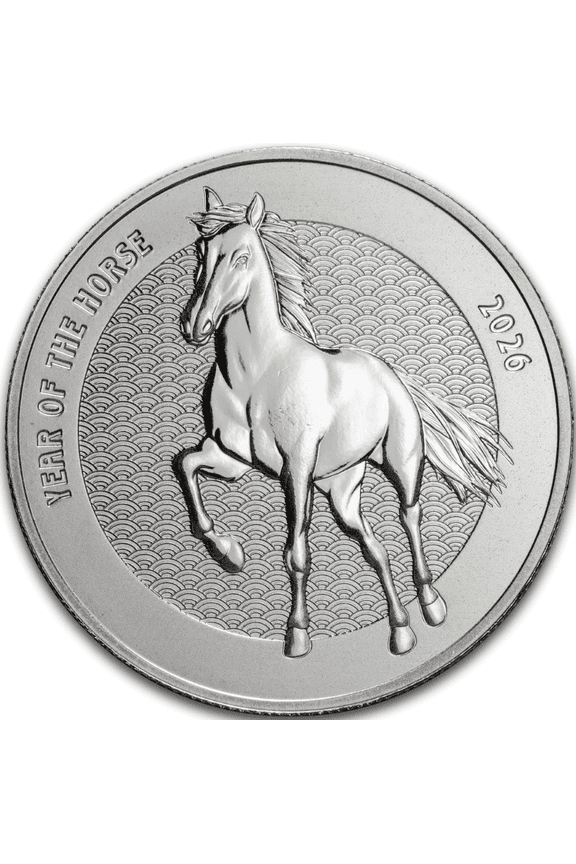 2026 Pamp Suisse Lunar Series 2 Year of the Horse 1 oz Silver Coin