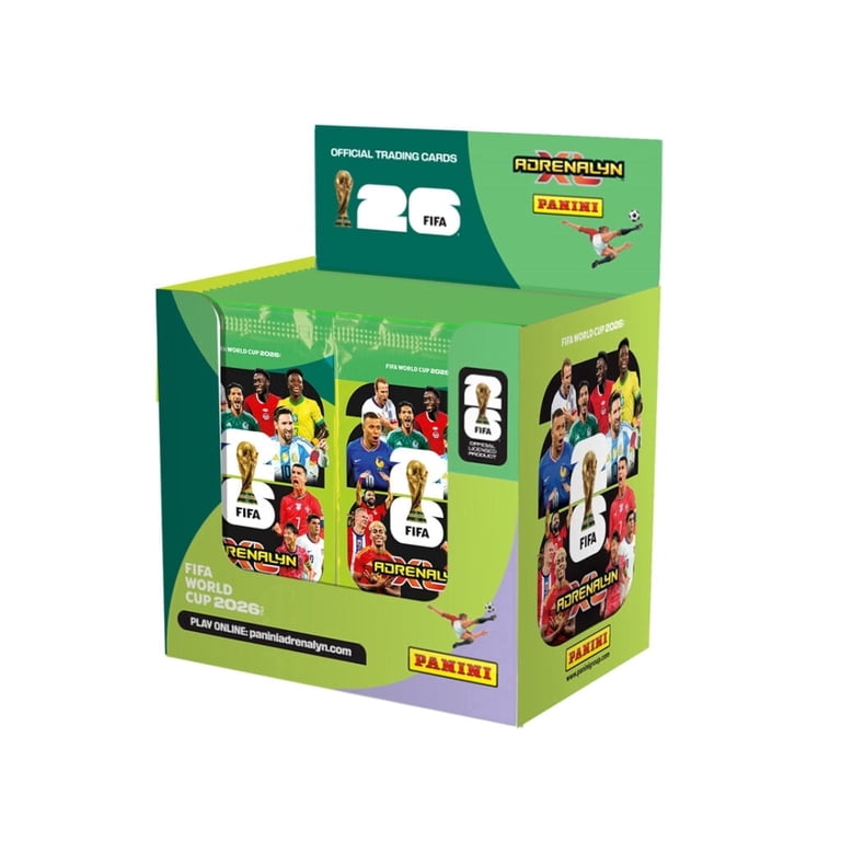 2026 Panini Adrenalyn XL FIFA World Cup Cards - 50-Pack Box (400