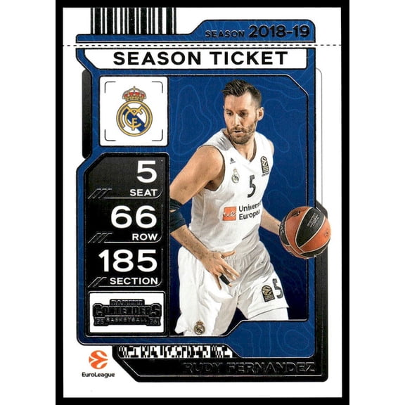 2026 Panini Contenders Season Ticket Rudy Fernandez #63