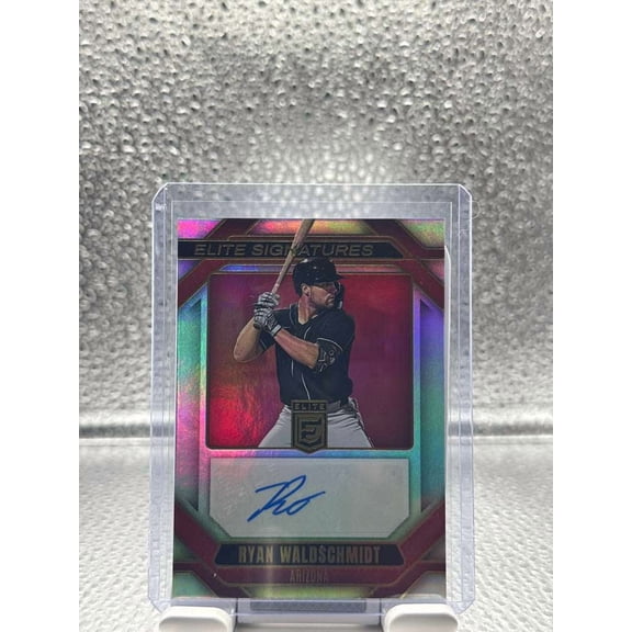 2026 Panini Donruss Elite Elite Signatures ES-RW Ryan Waldschmidt Auto Arizona Diamondbacks Baseball Card Arizona Diamondbacks MLB Autographed Basebal