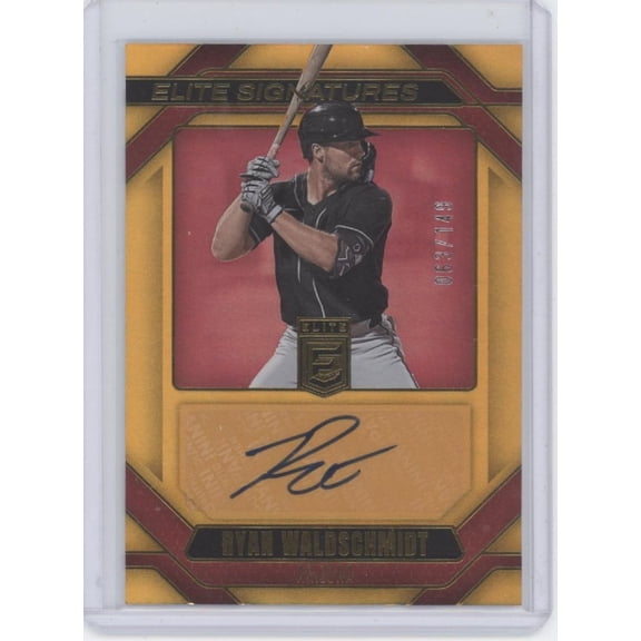 2026 Panini Donruss Elite Elite Signatures Ryan Waldschmidt Auto ES-RW 063 of 149 Arizona Wildcats NCAA Autographed Baseball Trading Card