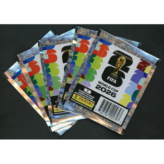 2026 Panini FIFA World Cup Soccer 5-Pack Sticker Lot - U.S. Version