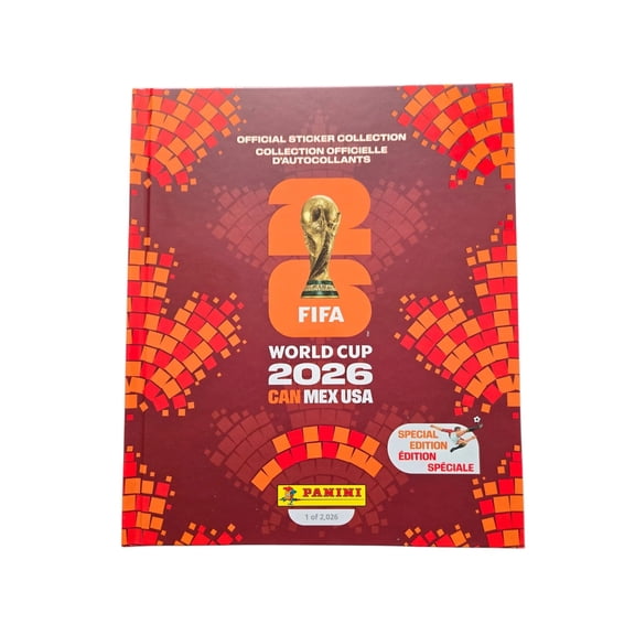 2026 Panini FIFA World Cup Soccer Stickers - Hardcover Album (Canadian Edition Limited 1 of 2026)