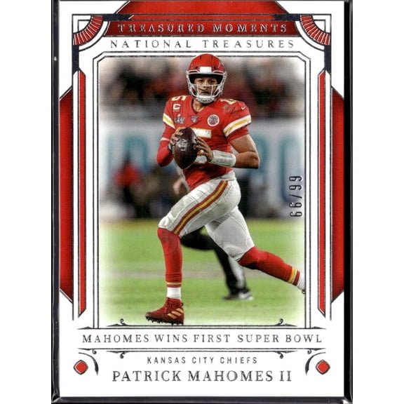 2026 Panini National Treasures Treasured Moments Patrick Mahomes II TM-PMS 66/99