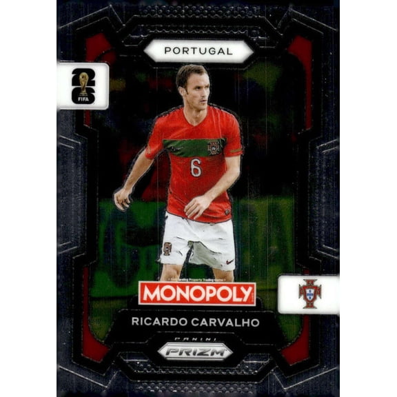 2026 Panini Prizm Monopoly FIFA World Cup #32 Ricardo Carvalho Portugal Soccer Futbol Base Trading Card