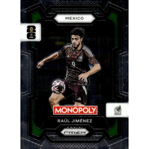 2026 Panini Prizm Monopoly FIFA World Cup #58 Raul Jimenez Mexico  Soccer Futbol Base Trading Card
