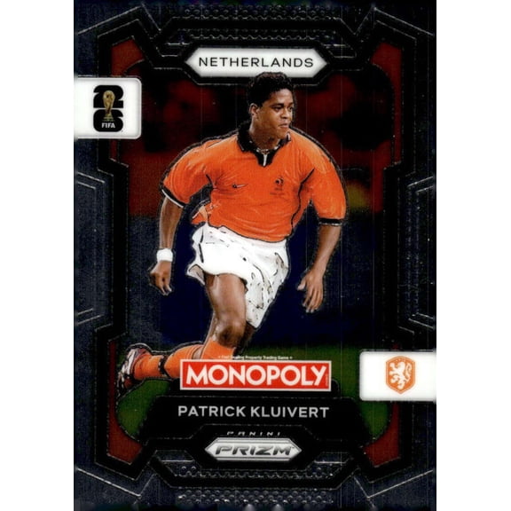 2026 Panini Prizm Monopoly FIFA World Cup #72 Patrick Kluivert Netherlands Soccer Futbol Base Trading Card