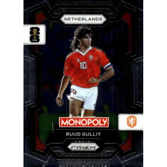 2026 Panini Prizm Monopoly FIFA World Cup #75 Ruud Gullit Netherlands Soccer Futbol Base Trading Card