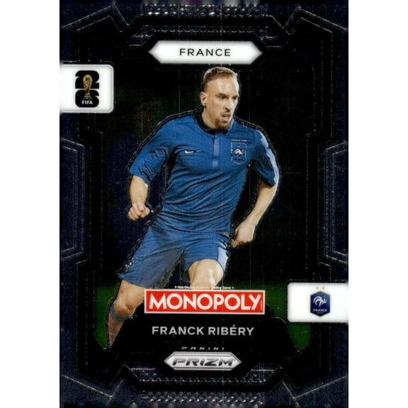 2026 Panini Prizm Monopoly FIFA World Cup #8 Franck Ribery France Soccer Futbol Base Trading Card