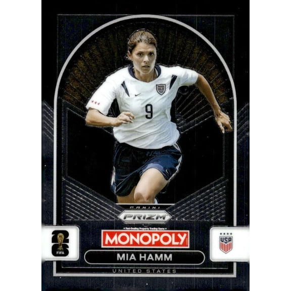 2026 Panini Prizm Monopoly FIFA World Cup #91 Mia Hamm United States Soccer Futbol Base Trading Card