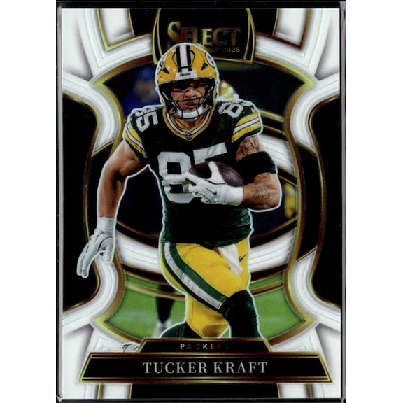 2026 Panini Select Concourse Prizm #68 14/35 Tucker Kraft Green Bay Packers Football Card
