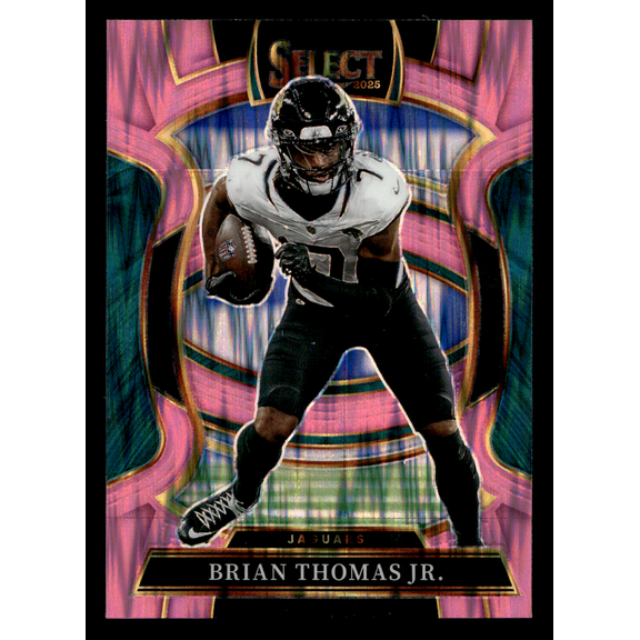 2026 Panini Select Football Concourse Brian Thomas Jr. #30 Pink Flash Prizm Trading Card NFL Jaguars