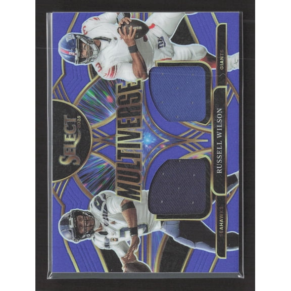 2026 Panini Select Multiverse Prizm Russell Wilson Trading Card Memorabilia #MVJ-RWN Seattle Seahawks