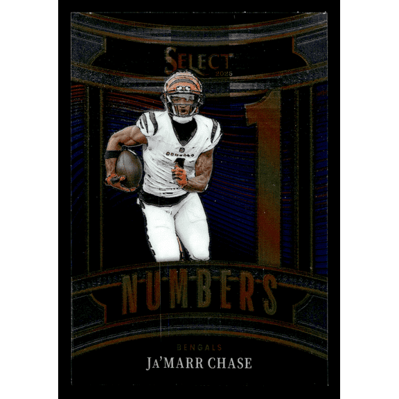 2026 Panini Select Numbers Ja'Marr Chase #3