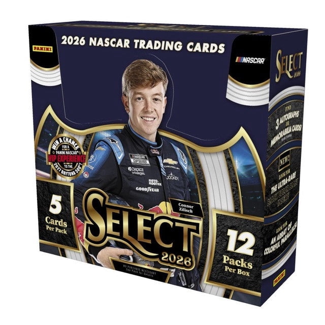 2026 Panini Select NASCAR Racing Hobby Box - Walmart.com
