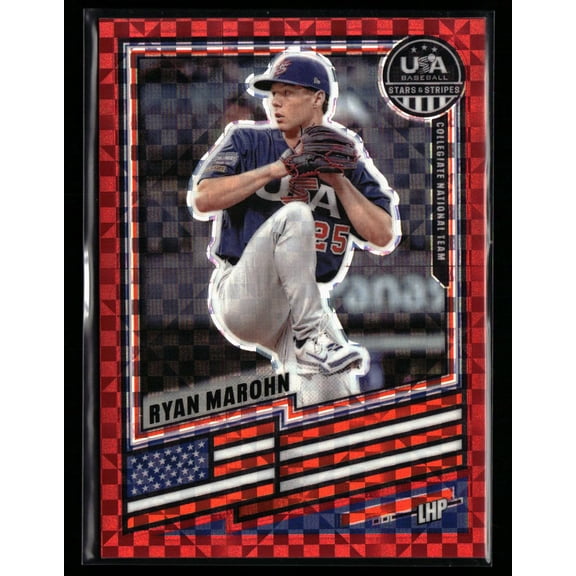 2026 Panini USA Stars & Stripes Prizm Ryan Marohn #182 Red Power /149