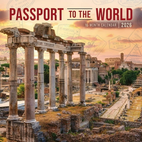 2026 Passport to the World Mini Wall Calendar Multi-Lingual, (Paperback)