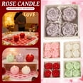 thumbnail image 1 of 2026 Peony Flower Shaped Scented Candles 4 Packs Soy Wax Blend Aromatherapy Candles Gift Candles - Peony Design Fragrant Decoration Lead-Free Cotton Core Plant Essential Oils Long, 1 of 4