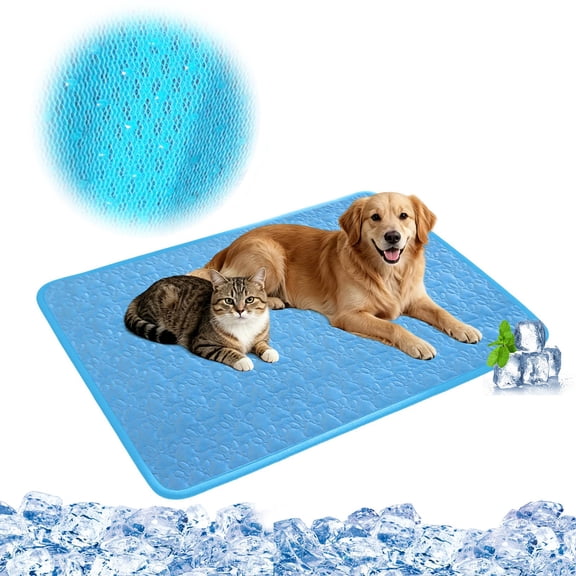 2026 Pet Cooling Mat Self Ice Mat For Summer Pressure Activated Gel Bed Large Cat Pad Comfort Floor Mat For Hot Weather