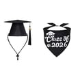 thumbnail image 1 of 2026 Pet Graduation Cap Bow Ties Bandana Set, Dog Cats Cute Props, Pet Tassel Graduation Cap For Graduation Photos With Adjustable Elastic Strap, 1 of 6