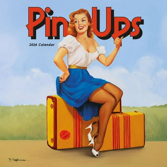 2026 Pin Ups Wall Calendar, (Paperback)