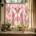 thumbnail image 1 of 2026 Pink Removable Static Cling Window Decals – Flower PVC Glass Stickers for Home, Office & Store Decor, No Residue, 1 of 8