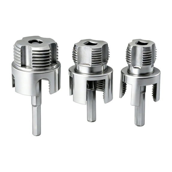 2026 Pipe Tapping & Threading Tool, Carbon Steel Dual-Function Internal & External Threader for PVC Pipes, Pipe Taps