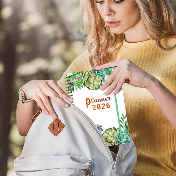 2026 Planner - 2026 Planner Weekly and Monthly, Jan 2026 - Dec 2026, 6.4" x 8.5" 2026 Calendar Planner, Monthly Tabs, Hardcover, Thick Paper, Daily Organizer