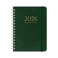 thumbnail image 1 of 2026 Planner,2026 Planner Weekly and Monthly Schedule Book,Daily Plan Book,Hardcover Notebook Creative Notepad,Time Management Handbook,Hourly Schedules,Top Priorities Items and To Do List(Green), 1 of 9