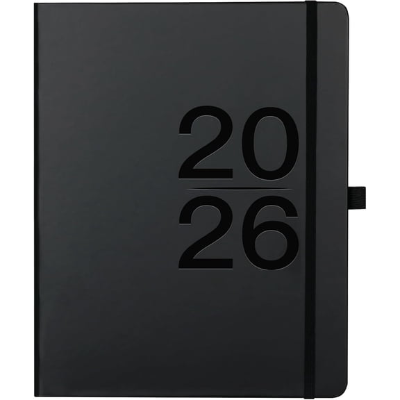 2026 Planner - 2026 Weekly Monthly Planner, 8" x 10", JAN.- DEC. 2026, 2026 Planner/Calendar with Weekly Note Page, Hardcover, Pen Loop, Elastic Band, Inner Pocket