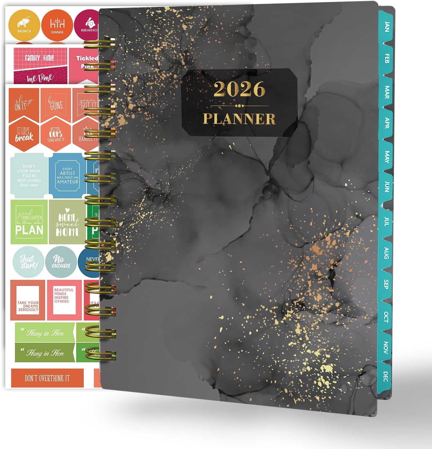 2026 Planner, Daily Weekly Monthly Planner, 2026 Calendar Planner (Jan ...