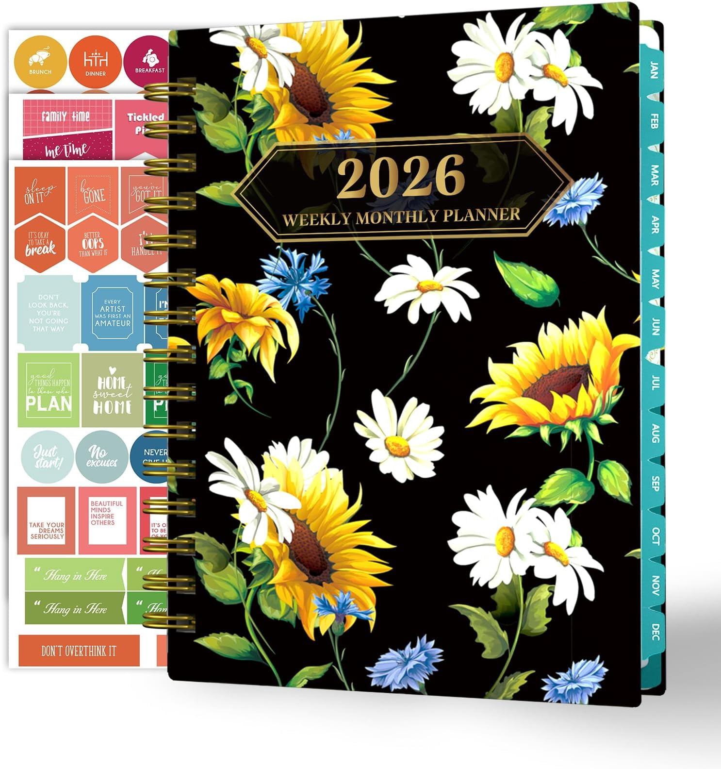 2026 Planner, Daily Weekly Monthly Planner, 2026 Calendar Planner (Jan ...