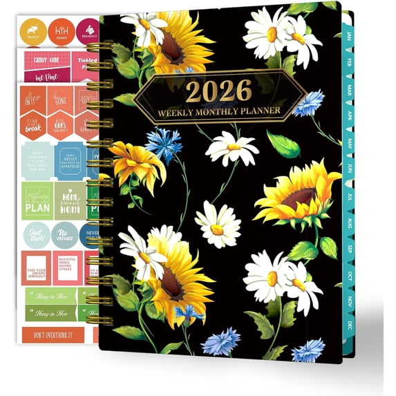 2026 Planner, Daily Weekly Monthly Planner, 2026 Calendar Planner (Jan ...