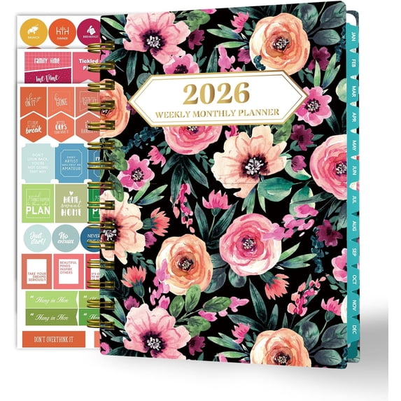2026 Planner, Daily Weekly Monthly Planner, 2026 Calendar Planner (Jan ...