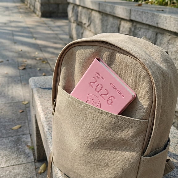 2026 Planner - Inspirational Gift, 2026 Schedule Book, Christmas & New Year Goal Journal, 4.13 Inch Square Agenda, Motivational Life Organizer (Lavender, Mint, Pink, Blue)