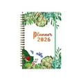 thumbnail image 1 of 2026 Planner,January 2026-December 2026,2026 Weekly and Monthly Agenda Planner,A5(6.4"x8.5"),Paper Hard Cover Daily Planner,with Monthly Tabs,Elastic Closure Strap-Double Coil Binding, 1 of 7