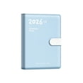 thumbnail image 1 of 2026 Planner Notebook with Magnetic Closure - A5 Thick Paper, 13-Month Weekly & Daily Layout, Leather Cover, Portable for Students & Professionals, Blue, 1 of 6