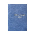 thumbnail image 1 of 2026 Planner-Planner 2026 Weekly Monthly Planner,January 2026 - December 2026,Weekly & Monthly Spreads,A5 Paper,2026 Calendar Planner,Monthly Tabs, Thick Paper, Leather Cover(Blue,8.1x5.7"), 1 of 7