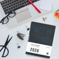 thumbnail image 1 of 2026 Planner - Planner 2026 Weekly and Monthly, Jan. 2026 - Dec. 2026, 8" x 6", with Tabs, Thick Paper, Spiral Binding, Classic （Black）, 1 of 6