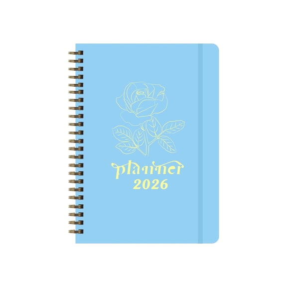 2026 Planner - Planner 2026 from January 2026 - December 2026, Weekly & Monthly Planners Spiral Bound with 12 Monthly Tabs, Inner Pocket, 6.4" x 8.5"