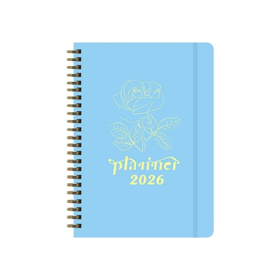2026 Planner - Planner 2026 from January 2026 - December 2026, Weekly & Monthly Planners Spiral Bound with 12 Monthly Tabs, Inner Pocket, 6.4" x 8.5"