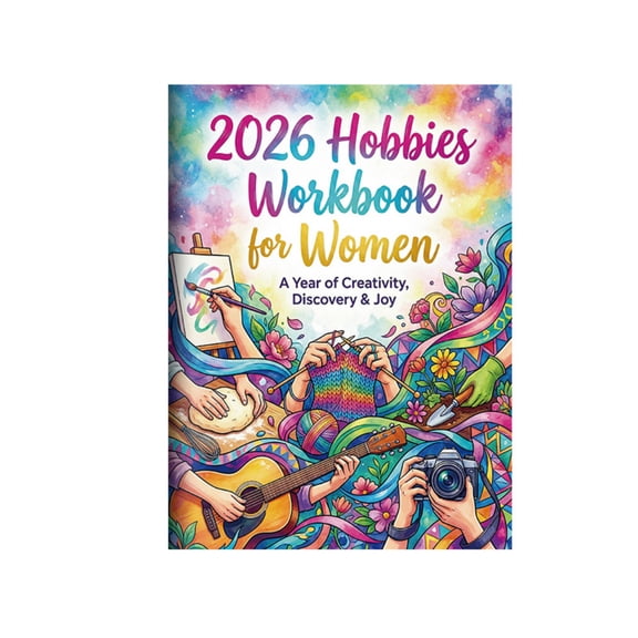 2026 Planner for Women, Female Hobbies Workbook, Hobby Setting Planner with Sturdy Pages, Womens Organizer, Planners with Elegant Design, Stationery Accessory for Wife and Girlfriend