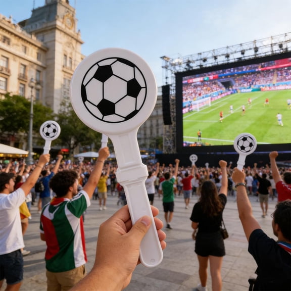 2026 Plastic Football Clappers, Soccer Noise Makers Hand Clappers for Soccer Sporting Events Cheers Supplies 1pcs