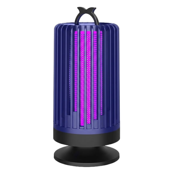 2026 Plug in Bug Zapper,Electronic Mosquito Zapper Indoor Bug Zapper Plug in for Flying Insect Automatic Mosquito Trap Mosquito Light with Built-in Battery for Patio, Bedroom, Kitchen, Office(Blue)