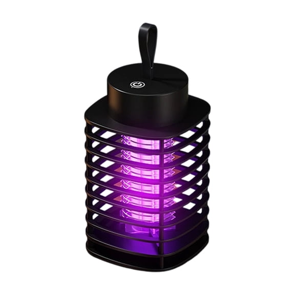 2026 Plug in Bug Zapper,Electronic Mosquito Zapper Indoor Bug Zapper Plug in for Flying Insect Automatic Mosquito Trap Mosquito Light with Built-in Battery for Patio, Bedroom, Kitchen, Office(Black)