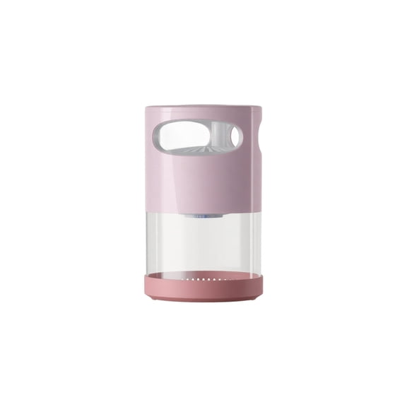 2026 Plug in Bug Zapper,Electronic Mosquito Zapper Indoor Bug Zapper Plug in for Flying Insect Automatic Mosquito Trap Mosquito Light with Built-in Battery for Patio, Bedroom, Kitchen, Office(Pink)