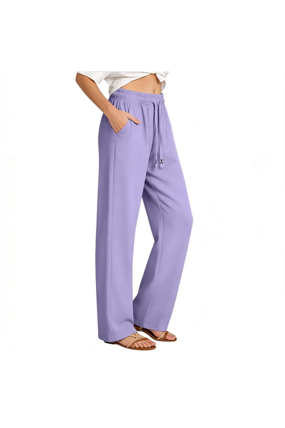 2026 Plus Size Pants for Women With Pocket Unisex Straight Leg High Speed Drying Long Pants