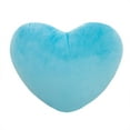thumbnail image 1 of 2026 Plush Pillow Heart Shape Cushion Fluffy Throw Pillows Decorative Back Cushions for Friends Valentine's Day (Blue), 1 of 3