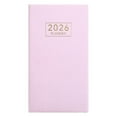 thumbnail image 1 of 2026 Pocket Planner A6 Mini Weekly Planners,Starlight Leather,Pocket Notepad Daily Schedule Calendar Planner,Scratch-Resistant Easy-Write Planner for Daily Planning & Travel Diary,Starlight Pink,, 1 of 9